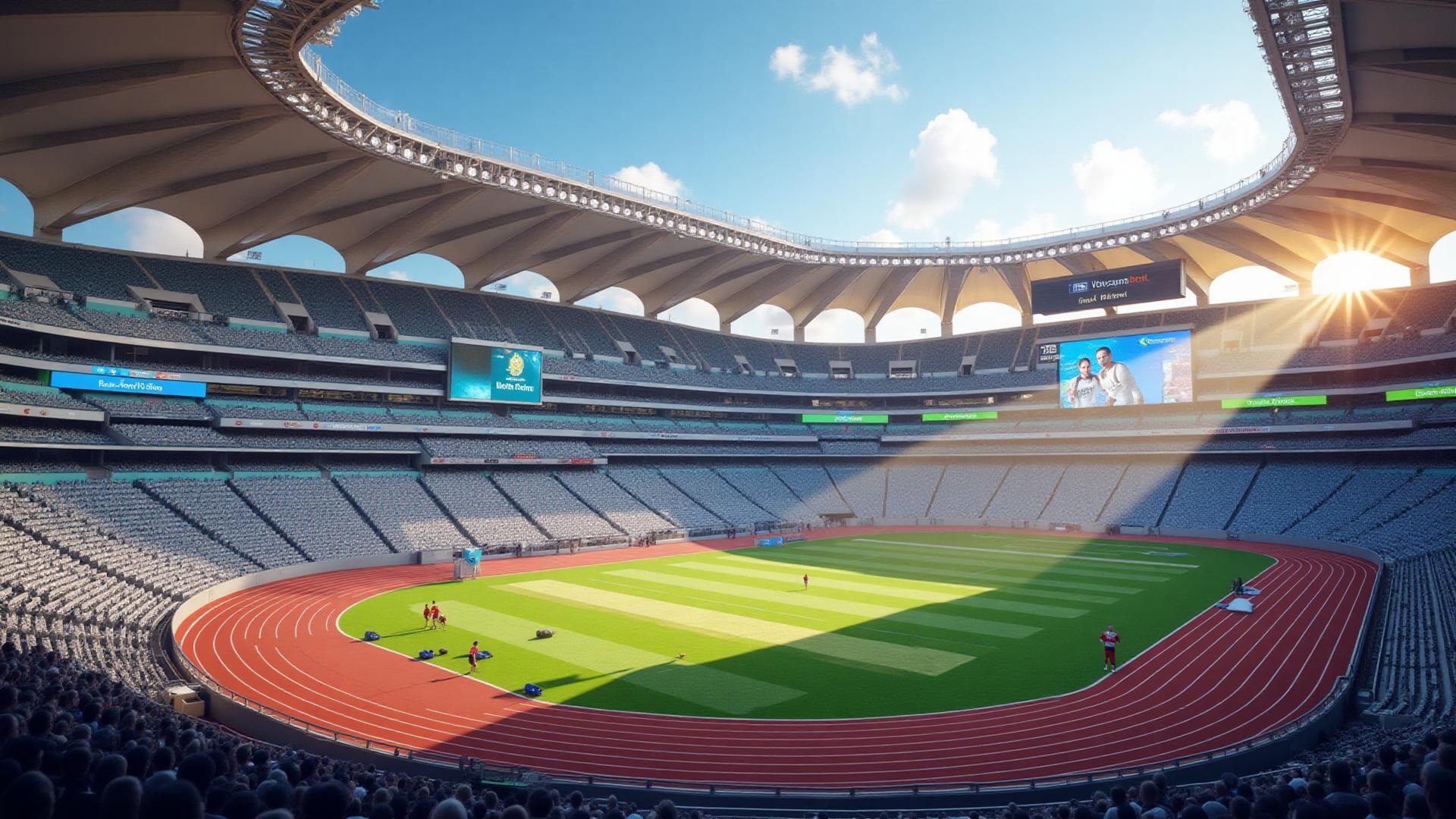 Image héro présentant LED Solutions for Athletics - spécialisé athletics