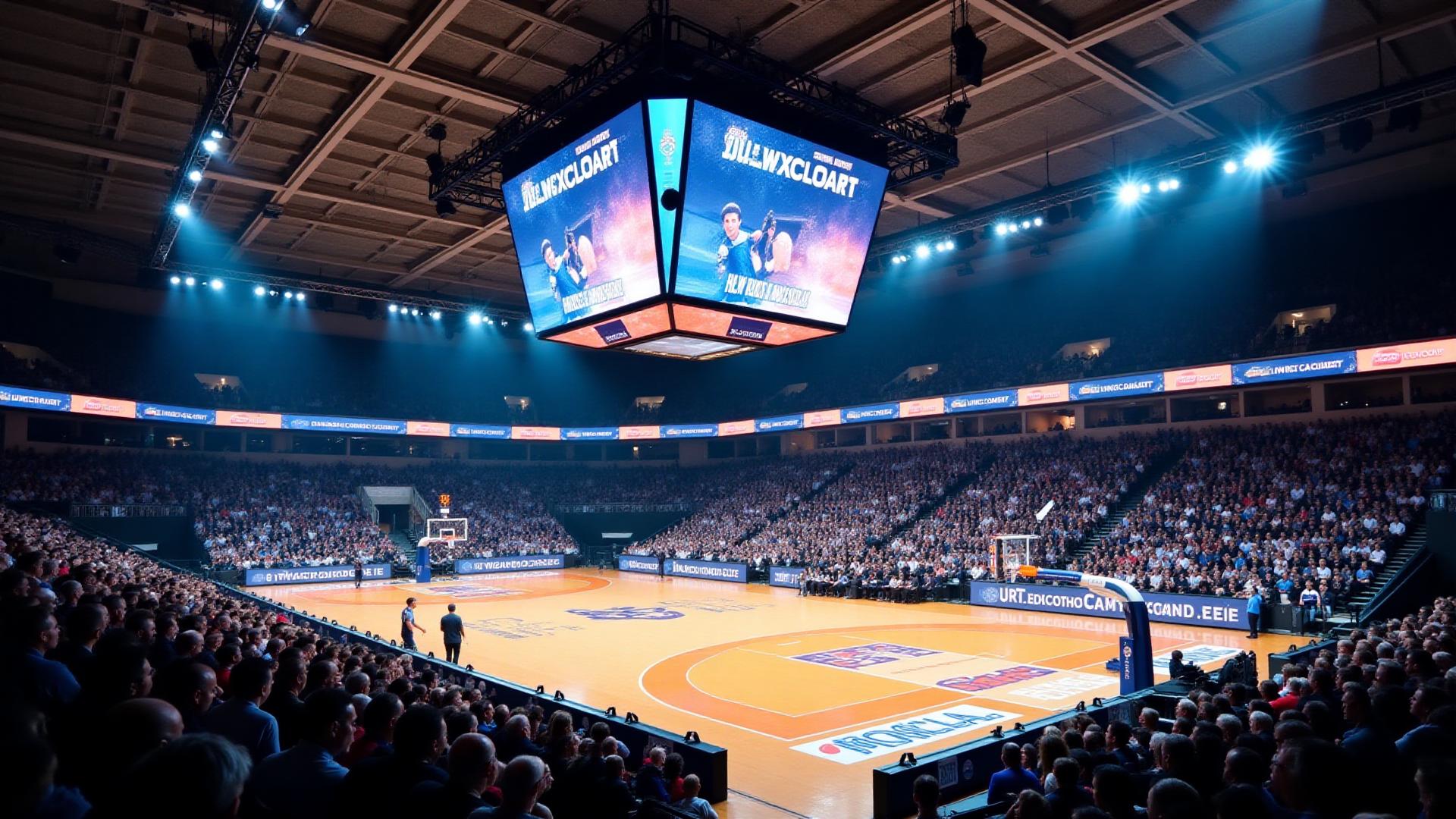 Image héro présentant LED Solutions for Handball - spécialisé handball